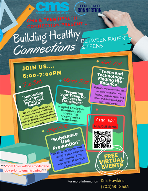 CMS & Teen Health Connections Present: Building Healthy Connections Between Parents & Teens